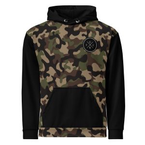 FCK Logo Green Camo Premium Hoodie
