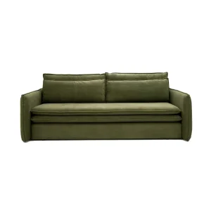 Bäddsoffa - SENSE SLIM, olivgrön