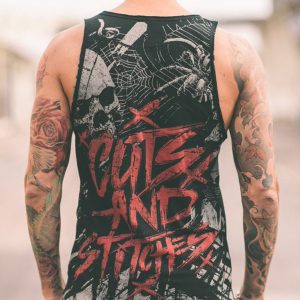 CUTS & STITCHES – Spiders & Skulls Linne
