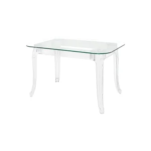 Matbord - KING 120, transparent