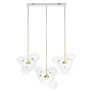 Taklampa - CAPRI LINE 3, 180 LED, guld
