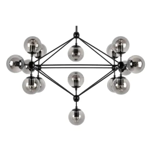 Taklampa - PLANETARIO 15, svart