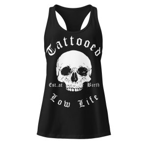 Tattooed Low Life Racerback Linne Svart