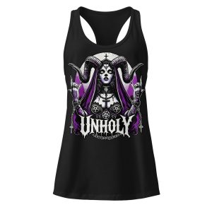 Unholy Devil Nun Racerback Linne