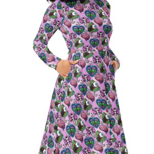 Zombie Pink Midi Klänning